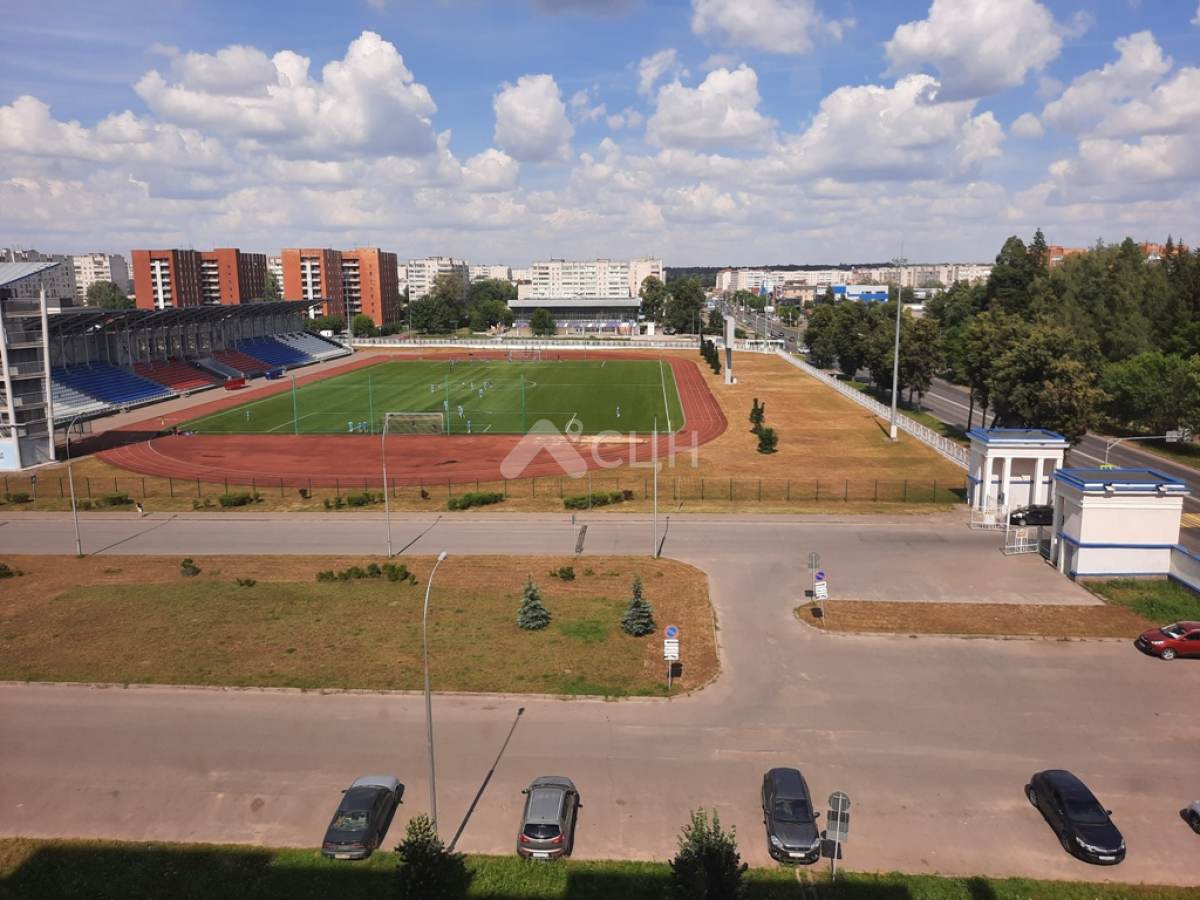 На фото Саров, стадион Икар с высоты птичьего полета.