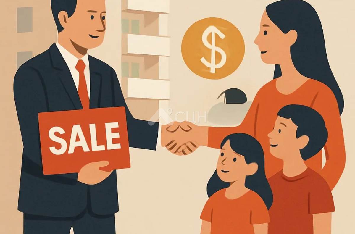 Продажа квартиры с детскими долями