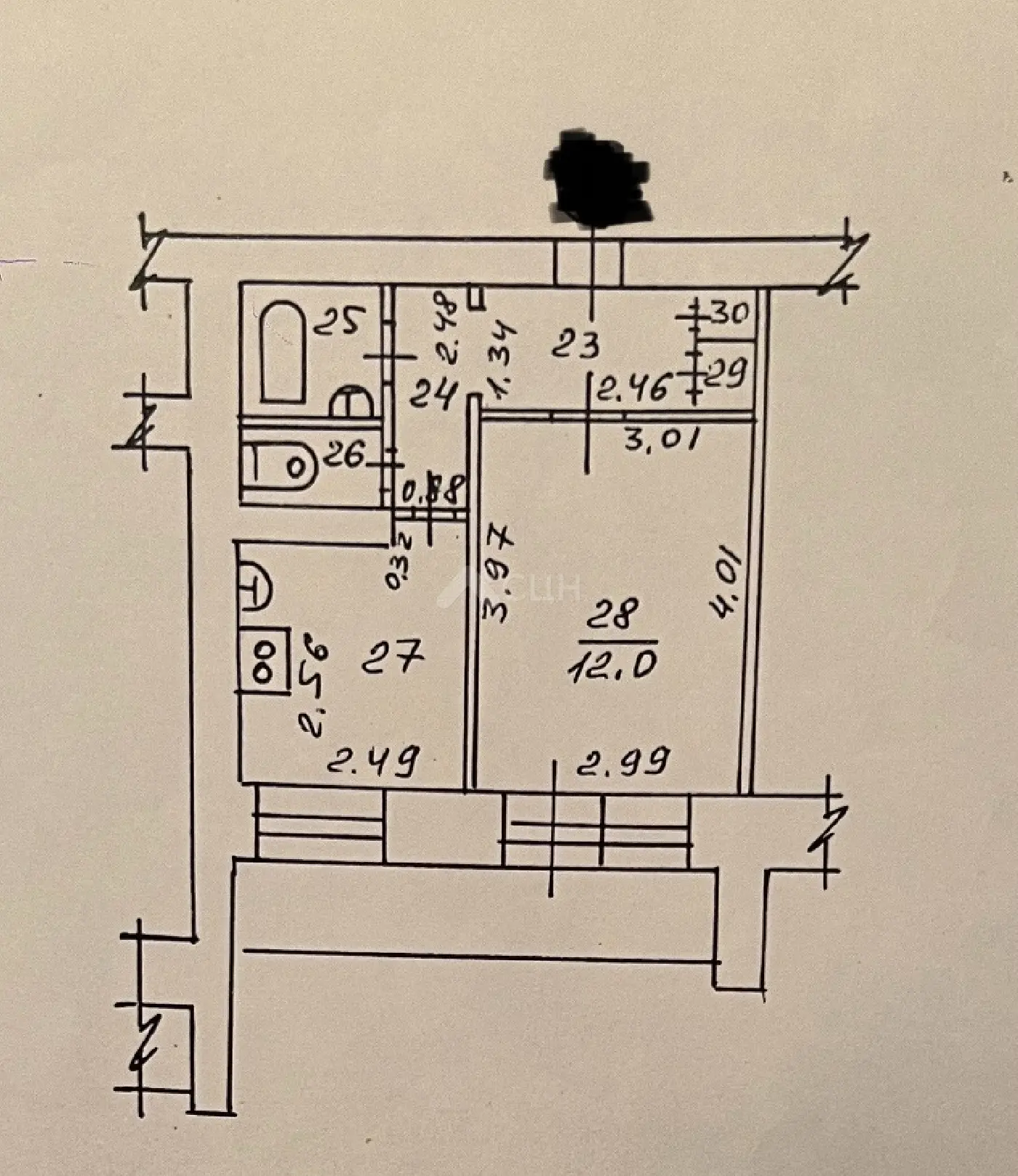 Фотография: продажа однокомнатная квартира, Саров, проспект Музрукова, 33 - фото 7 из 7