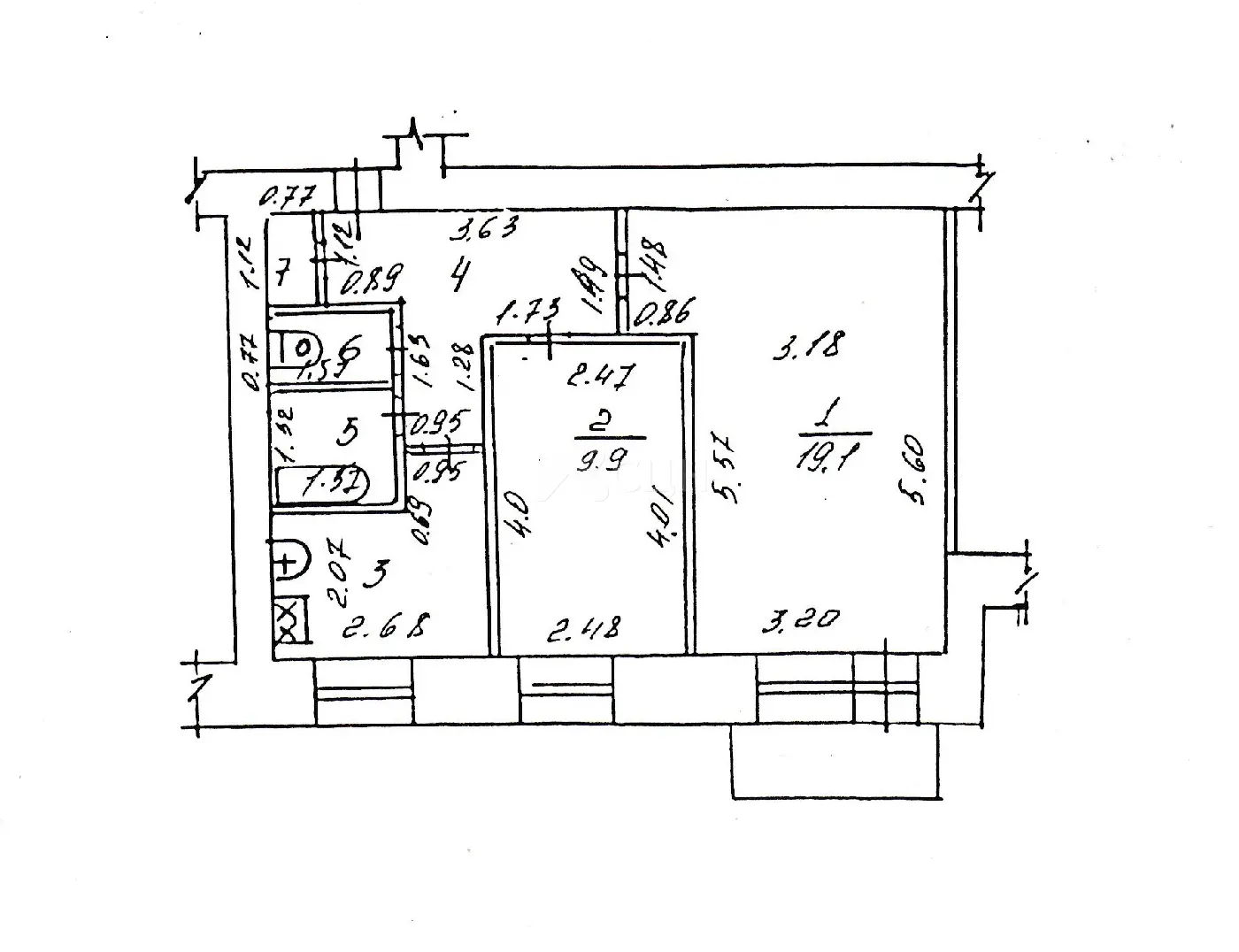 Фотография: продажа двухкомнатная квартира, Саров, улица Шверника, 15А - фото 11 из 11