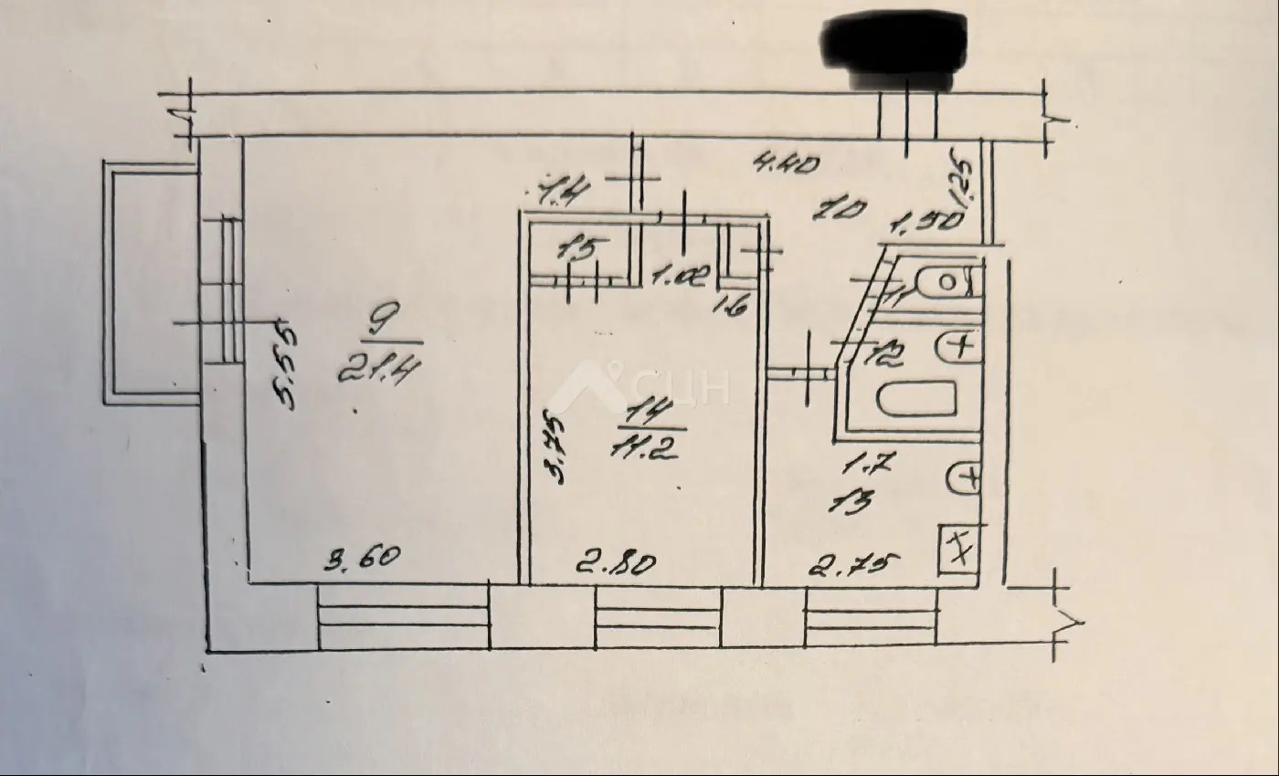 Фотография: продажа двухкомнатная квартира, Саров, улица Силкина, 5 - фото 8 из 8